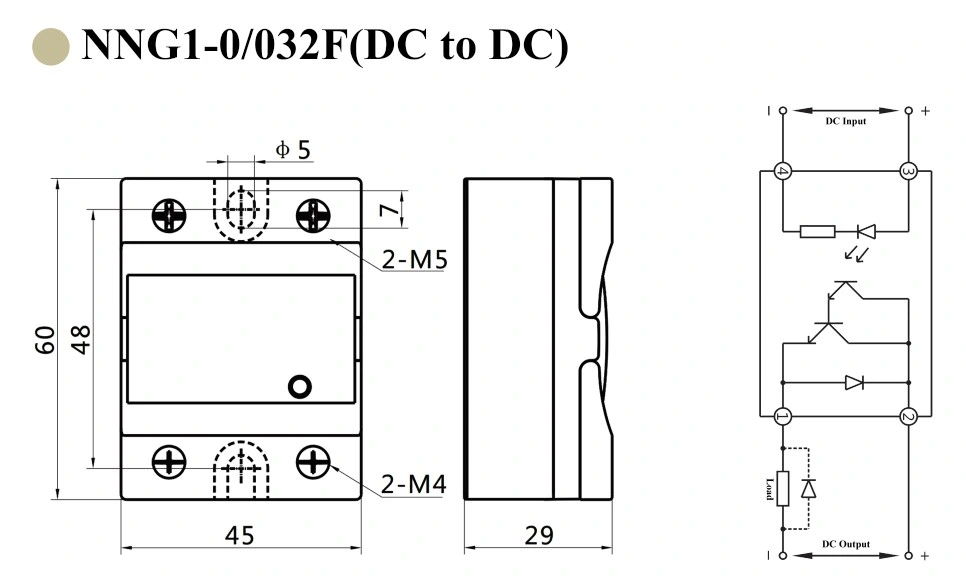 Solid State Relay Nng1-1/032f 250f (SSR-DA AA DD)