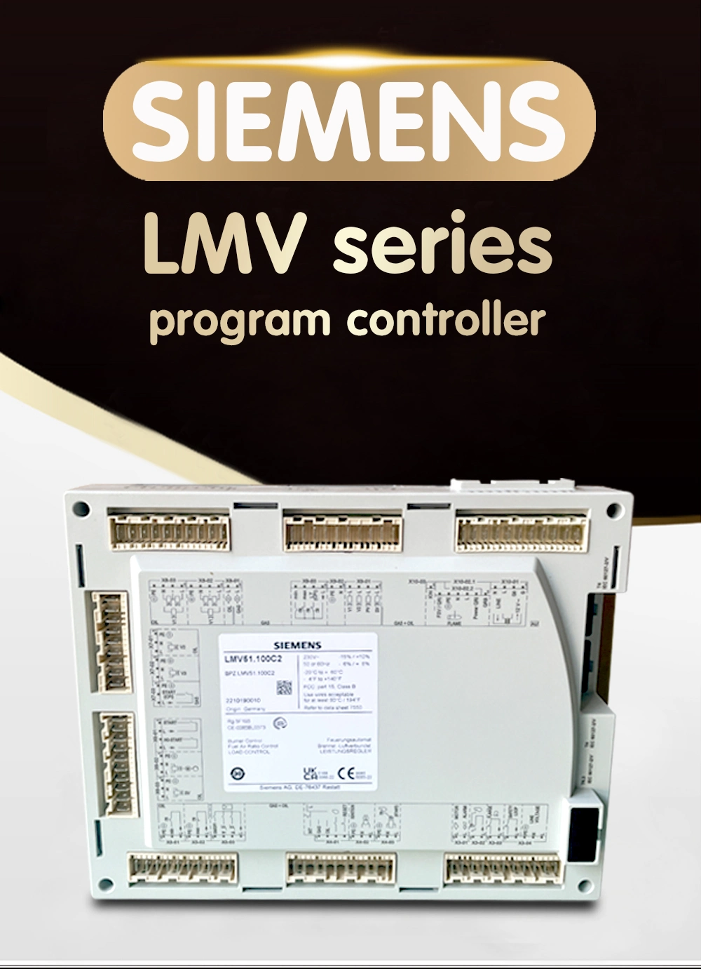 Siemens Program Controller Lmv51.100c2 Operation Panel, Original Burner Accessories, Full Series, Directly Supplied From Chinese Factories