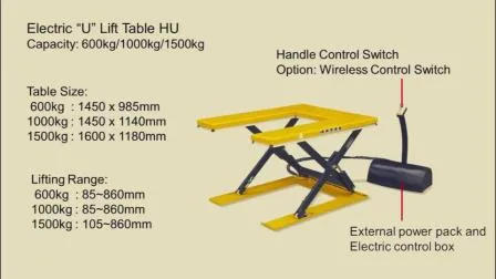 Low Profile Electric Lift Table (HL-Y SERIES)